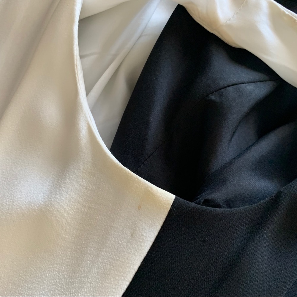 CLAUDIA STRATER Black White Sleeveless Dress 34 - Picture 5 of 7